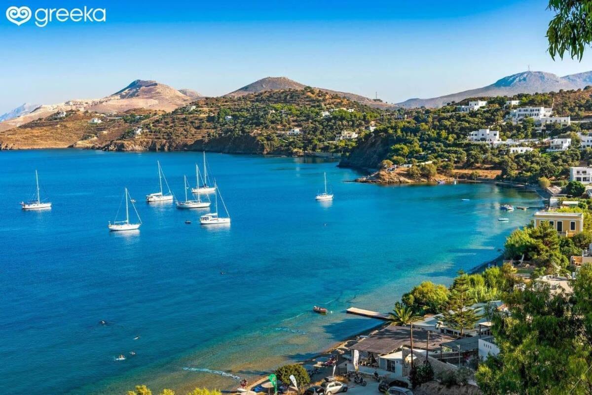 Neoclassical Splendor Unique Experience In Leros Panteli Bagian luar foto