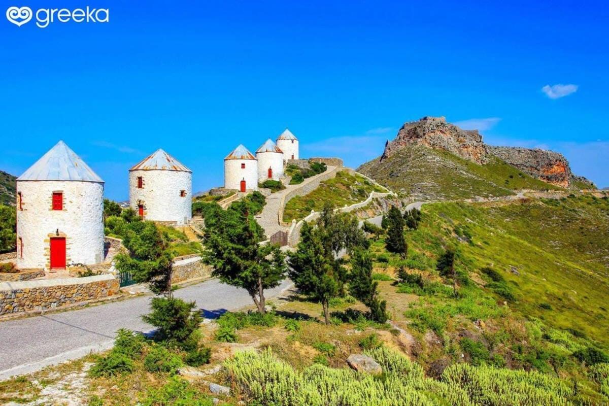 Neoclassical Splendor Unique Experience In Leros Panteli Bagian luar foto